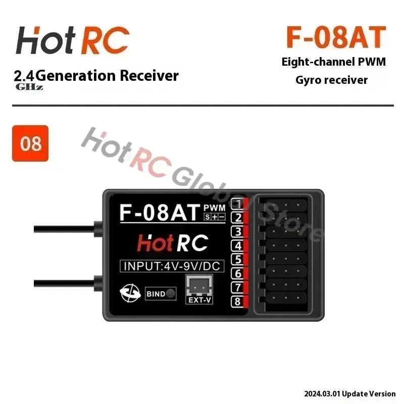HOTRC 2.4Ghz 4/6/8 Channel F-0 - Drone Racing Receiver 评论和价格