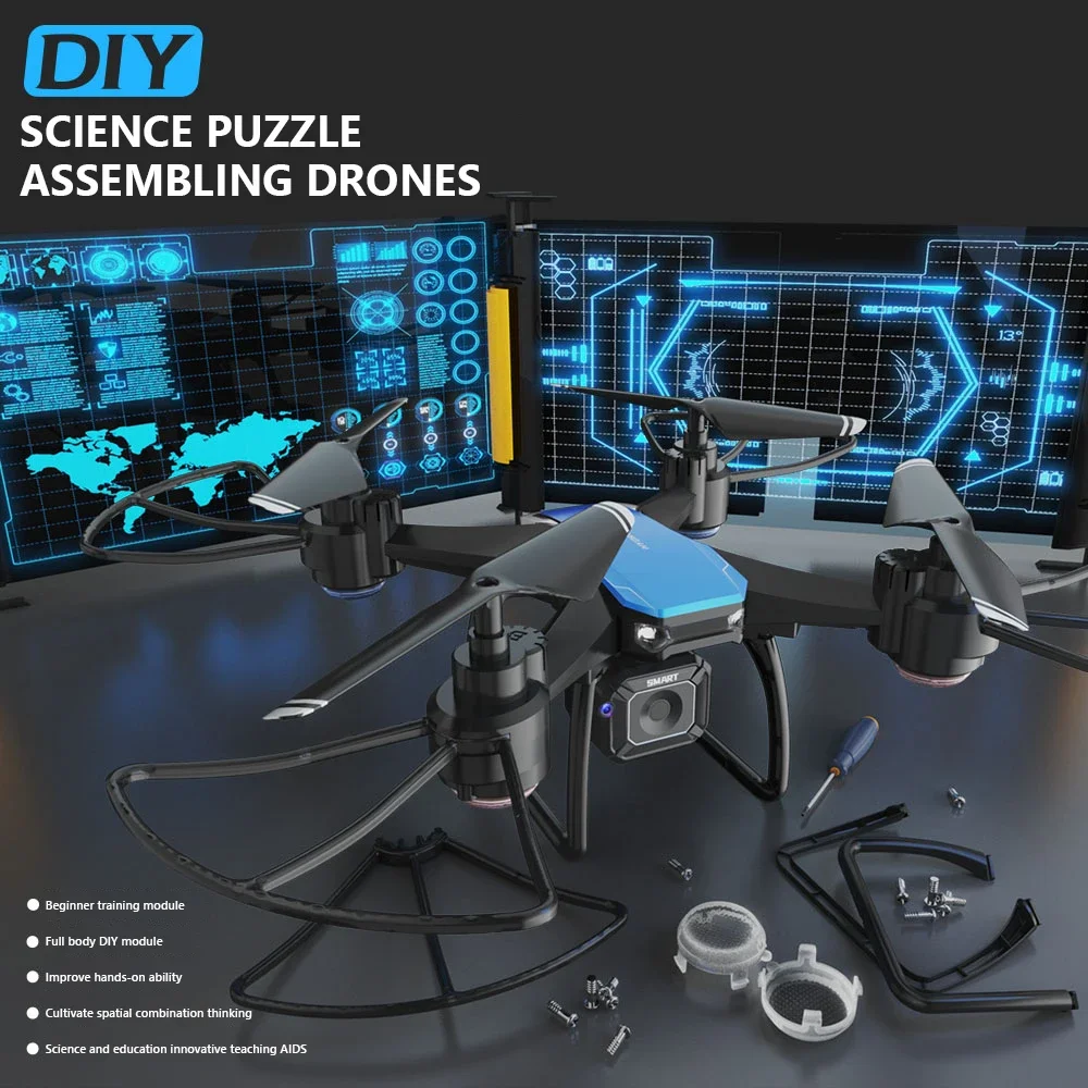JJRC H108 DIY Teaching Assembl - Drone Racing Camera 评论和价格