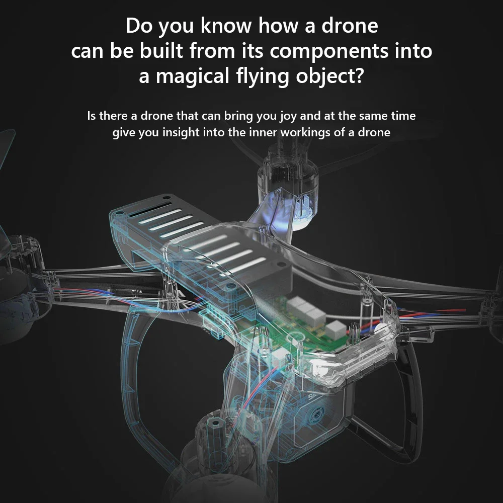 JJRC H108 DIY Teaching Assembl - Drone Racing Camera 评论和价格